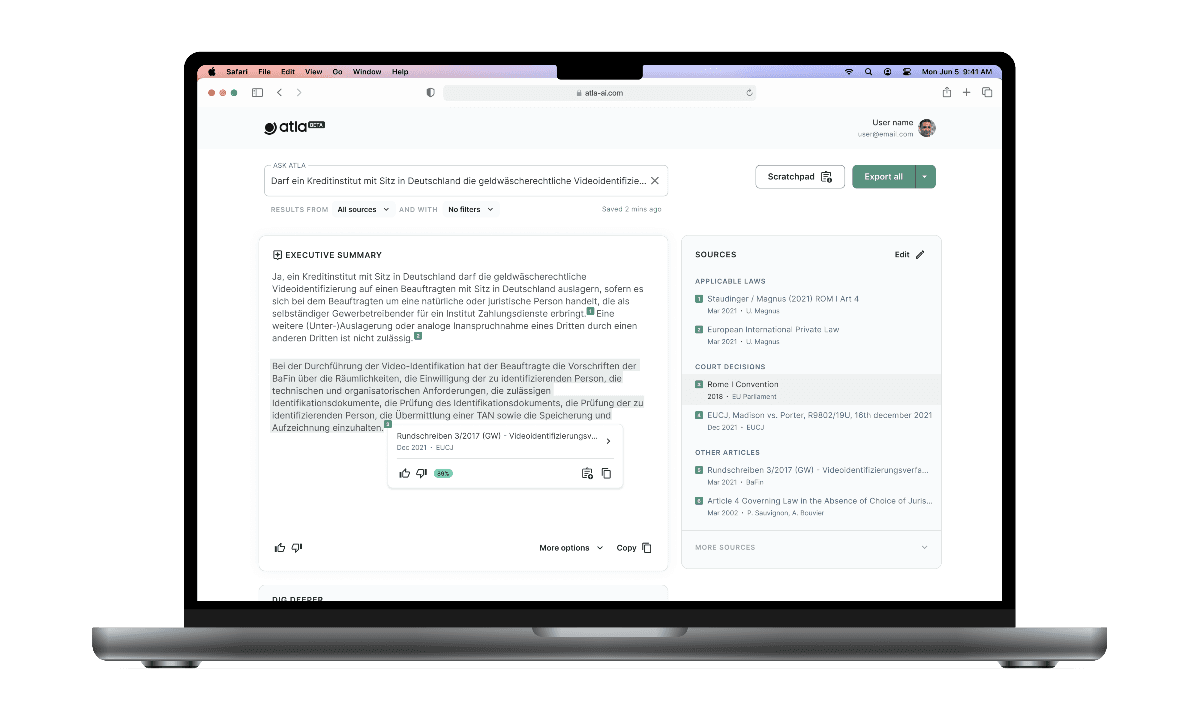 AI legal assistant (YC S23)